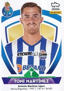 Cromo Toni Martínez - Futebol 2022-2023
 - Panini