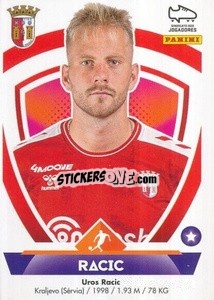 Sticker Uroš Račić - Futebol 2022-2023
 - Panini