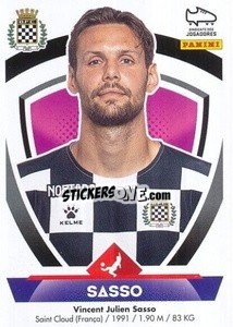 Sticker Vincent Sasso - Futebol 2022-2023
 n. 62 - Panini