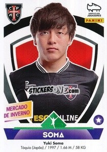 Cromo Yuki Soma (Casa Pia) - Futebol 2022-2023
 - Panini