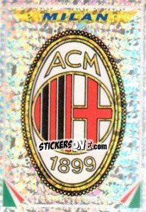Sticker Milan - Supercalcio 1995-1996 n. 9 - Panini