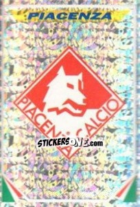 Sticker Piacenza - Supercalcio 1995-1996 - Panini