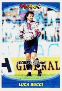 Figurina Luca Bucci - Supercalcio 1995-1996 - Panini