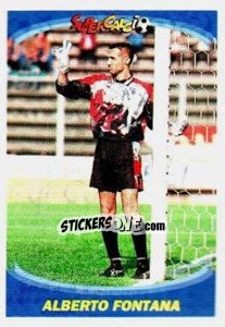 Sticker Alberto Fontana - Supercalcio 1995-1996 - Panini