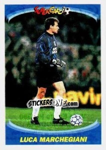 Sticker Luca Marchegiani - Supercalcio 1995-1996 n. 23 - Panini