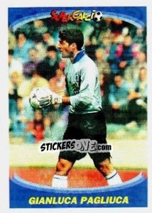 Sticker Gianluca Pagliuca - Supercalcio 1995-1996 n. 24 - Panini