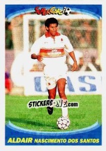 Figurina Aldair Nascimento Dos Santos - Supercalcio 1995-1996 - Panini