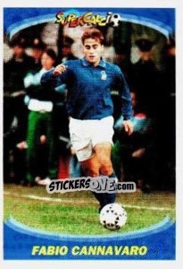 Sticker Fabio Cannavaro - Supercalcio 1995-1996 n. 34 - Panini