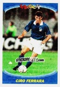 Sticker Ciro Ferrara - Supercalcio 1995-1996 n. 36 - Panini