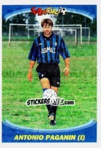 Sticker Antonio Paganin (i) - Supercalcio 1995-1996 n. 40 - Panini