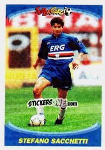 Sticker Stefano Sacchetti - Supercalcio 1995-1996 n. 42 - Panini
