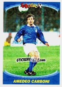 Sticker Amedeo Carboni - Supercalcio 1995-1996 - Panini