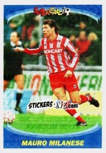 Sticker Mauro Milanese - Supercalcio 1995-1996 - Panini