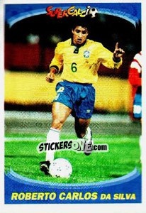 Cromo Roberto Carlos Da Silva - Supercalcio 1995-1996 - Panini