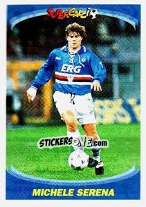 Sticker Michele Serena - Supercalcio 1995-1996 n. 56 - Panini
