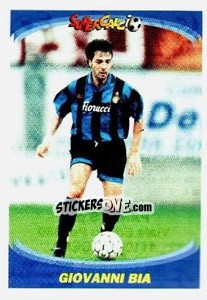 Sticker Giovanni Bia - Supercalcio 1995-1996 - Panini