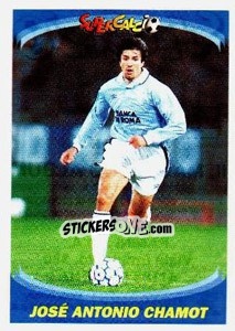 Sticker Jose Antonio Chamot - Supercalcio 1995-1996 n. 60 - Panini
