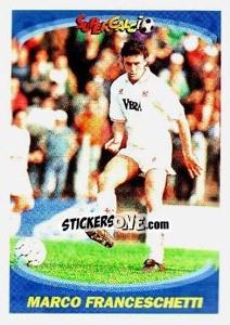 Sticker Marco Franceschetti - Supercalcio 1995-1996 n. 62 - Panini