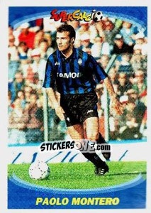 Figurina Paolo Montero - Supercalcio 1995-1996 - Panini