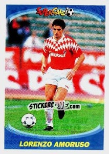 Sticker Lorenzo Amoruso - Supercalcio 1995-1996 n. 71 - Panini