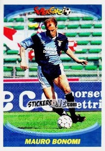 Figurina Mauro Bonomi - Supercalcio 1995-1996 - Panini