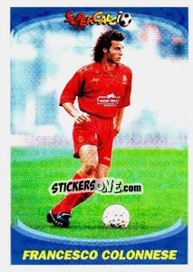 Sticker Francesco Colonnese - Supercalcio 1995-1996 n. 74 - Panini