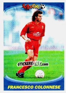 Sticker Francesco Colonnese - Supercalcio 1995-1996 - Panini