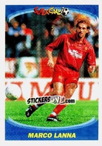 Figurina Marco Lanna - Supercalcio 1995-1996 n. 80 - Panini