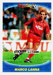 Sticker Marco Lanna - Supercalcio 1995-1996 - Panini