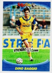Sticker Dino Baggio - Supercalcio 1995-1996 n. 84 - Panini