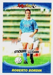 Sticker Roberto Bordin - Supercalcio 1995-1996 n. 86 - Panini