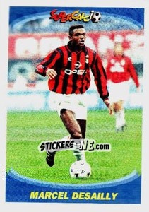 Sticker Marcel Desailly - Supercalcio 1995-1996 n. 89 - Panini