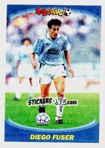 Sticker Diego Fuser - Supercalcio 1995-1996 n. 90 - Panini