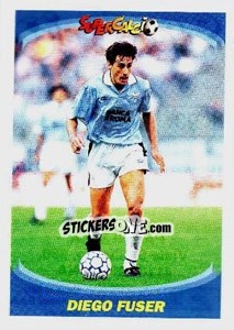 Sticker Diego Fuser - Supercalcio 1995-1996 - Panini