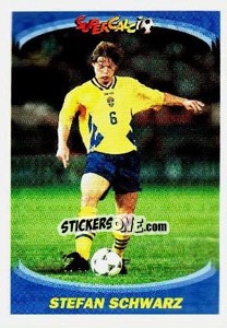 Sticker Stefan Schwarz - Supercalcio 1995-1996 n. 95 - Panini