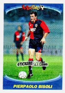 Sticker Pierpaolo Bisoli - Supercalcio 1995-1996 - Panini