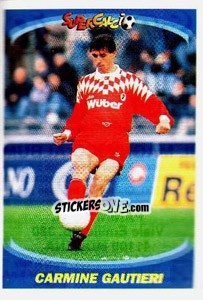 Sticker Carmine Gautieri - Supercalcio 1995-1996 - Panini
