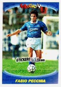 Sticker Fabio Pecchia - Supercalcio 1995-1996 - Panini