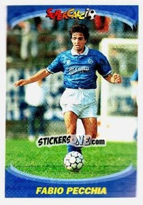 Sticker Fabio Pecchia - Supercalcio 1995-1996 n. 108 - Panini