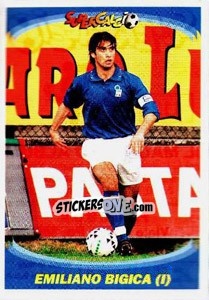 Cromo Emiliano Bigica (i) - Supercalcio 1995-1996 - Panini