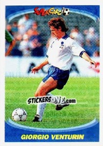 Figurina Giorgio Venturin - Supercalcio 1995-1996 - Panini