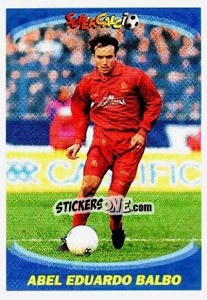 Sticker Abel Eduardo Balbo - Supercalcio 1995-1996 n. 124 - Panini