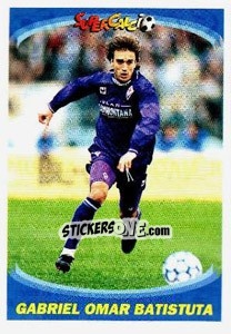 Sticker Gabriel Omar Batistuta - Supercalcio 1995-1996 n. 125 - Panini