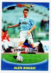 Sticker Alen Boksic - Supercalcio 1995-1996 n. 126 - Panini