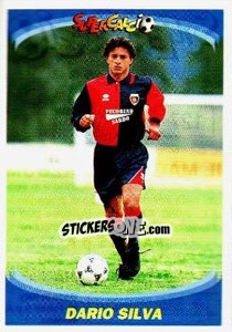 Sticker Dario Silva - Supercalcio 1995-1996 - Panini