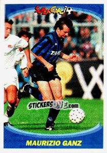 Sticker Maurizio Ganz - Supercalcio 1995-1996 - Panini