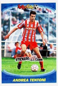 Sticker Andrea Tentoni - Supercalcio 1995-1996 n. 133 - Panini