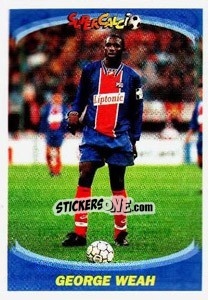 Cromo George Weah - Supercalcio 1995-1996 - Panini