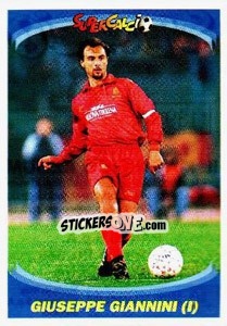 Sticker Giuseppe Giannini (i) - Supercalcio 1995-1996 - Panini