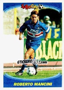 Sticker Roberto Mancini - Supercalcio 1995-1996 n. 141 - Panini